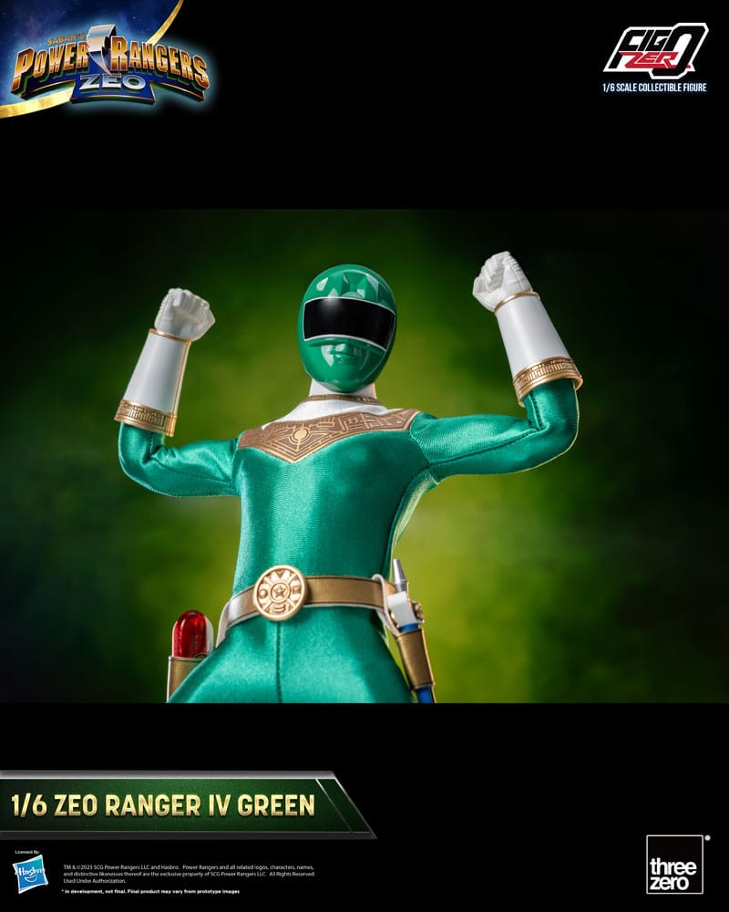 Power Rangers Zeo FigZero Actionfigur 1/6 Ranger IV Green 30 cm - Versand: 5-7 Tage nach Bestellung