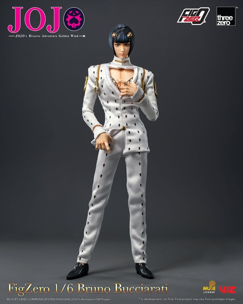 Jojo's Bizarre Adventure: Golden Wind FigZero Actionfigur 1/6 Bruno Bucciarati 31 cm - Preorder - ETA: 25.11.2026