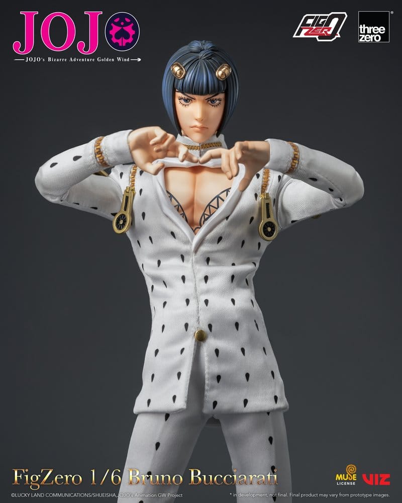 Jojo's Bizarre Adventure: Golden Wind FigZero Actionfigur 1/6 Bruno Bucciarati 31 cm - Preorder - ETA: 25.11.2026