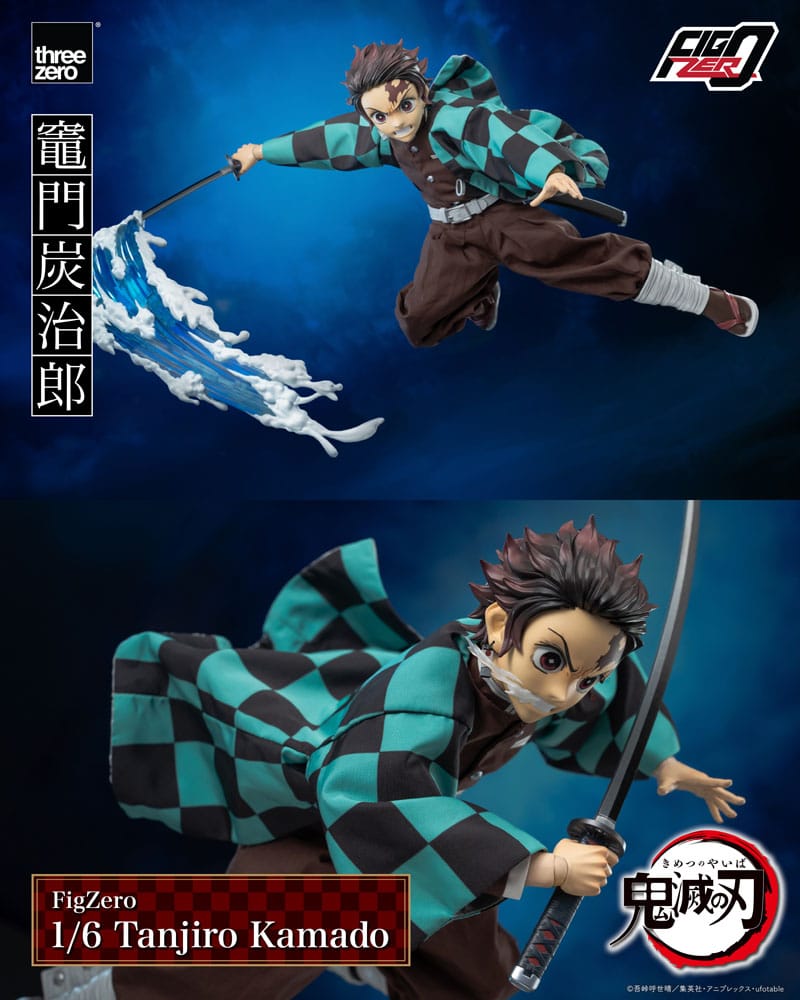 Demon Slayer: Kimetsu no Yaiba FigZero Actionfigur 1/6 Tanjiro Kamado 27 cm - Versand: 5-7 Tage nach Bestellung