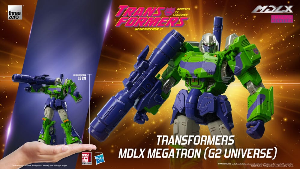 Transformers MDLX Actionfigur Megatron (G2 Universe) 18 cm - Versand: 5-7 Tage nach Bestellung