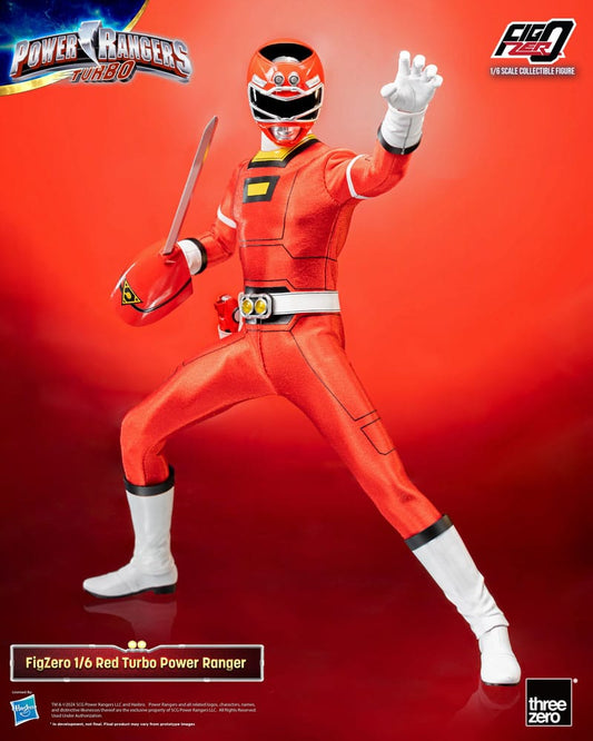 Power Rangers Turbo FigZero Actionfigur 1/6 Red Turbo Power Ranger 30 cm      - Preorder - ETA: 03.11.2025