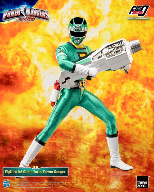 Power Rangers Turbo FigZero Actionfigur 1/6 Green Turbo Power Ranger 30 cm   - Preorder - ETA: 03.11.2025