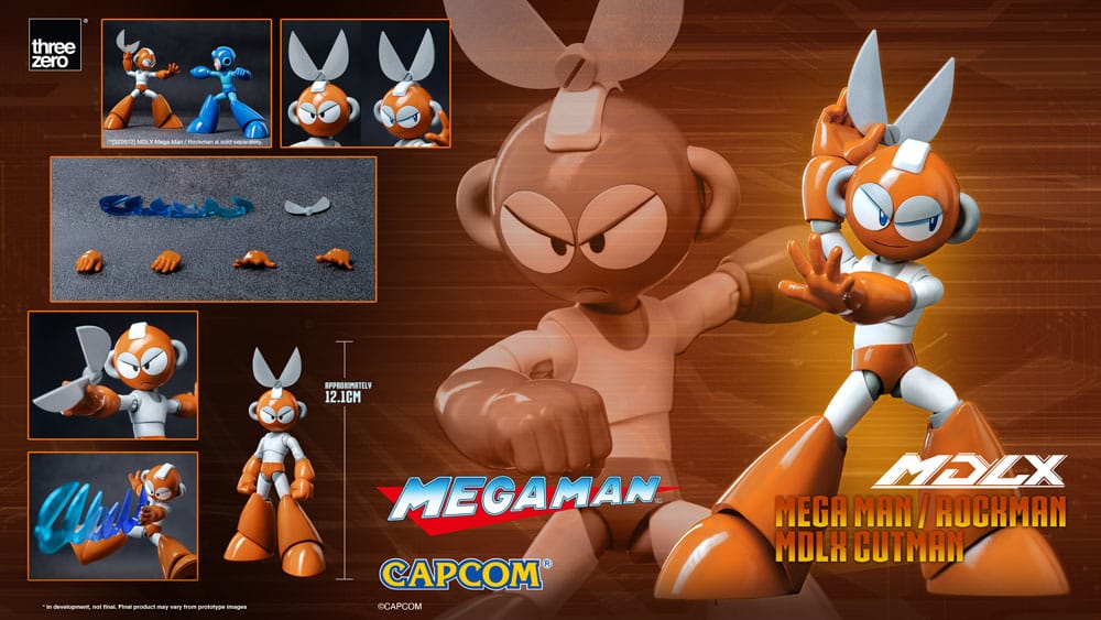 Mega Man MDLX Actionfigur Rockman / Mega Man Cutman 12 cm - Preorder - ETA: 25.11.2026