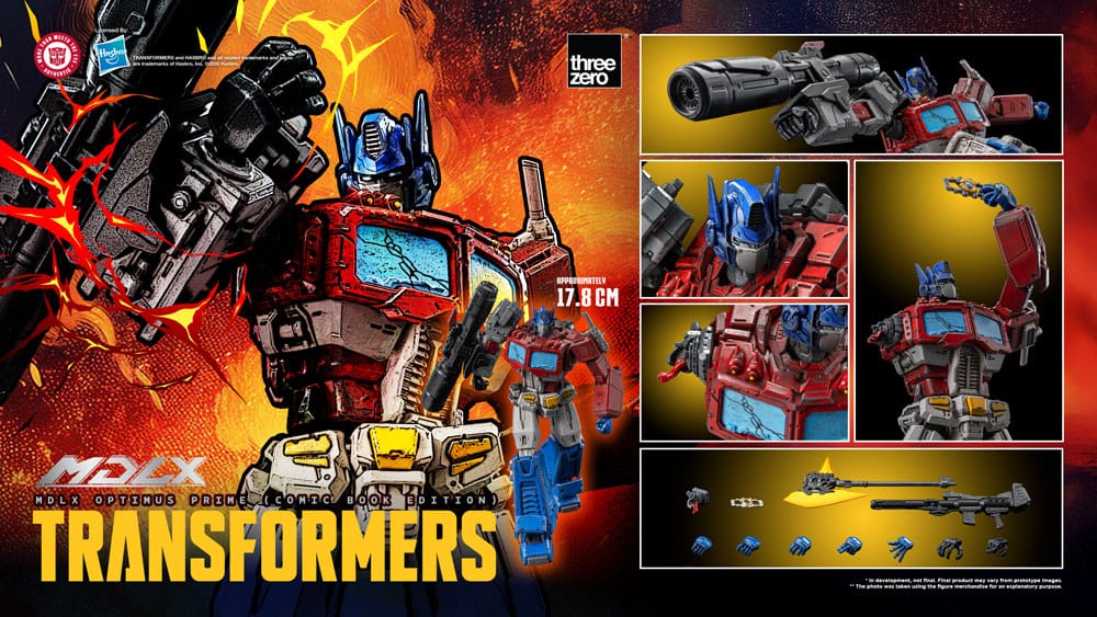 Transformers MDLX Actionfigur Optimus Prime (Comic Book Edition) 18 cm - Preorder - ETA: 25.08.2026