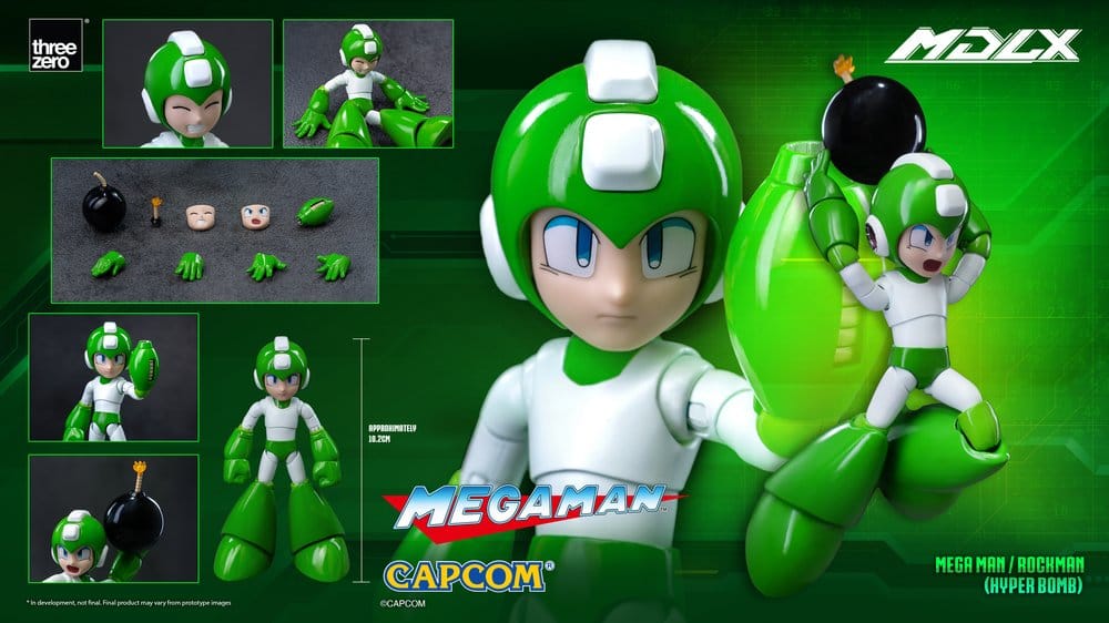 Mega Man MDLX Actionfigur Mega Man / Rockman (Hyper Bomb) 10 cm - Preorder - ETA: 25.04.2027