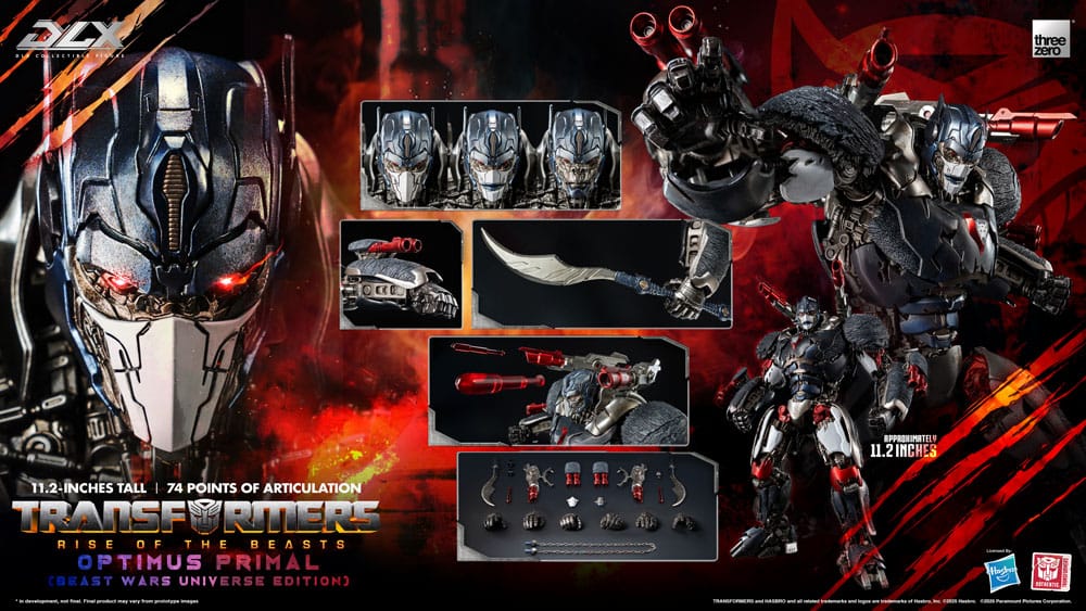 Transformers: Aufstieg der Bestien DLX Actionfigur Optimus Primal (Beast Wars Universe Edition) 29 cm   - Preorder - ETA: 25.08.2026
