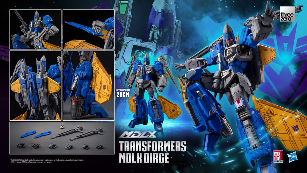 Transformers MDLX Actionfigur Dirge 20 cm   - Versand: 7 Tage nach Bestellung