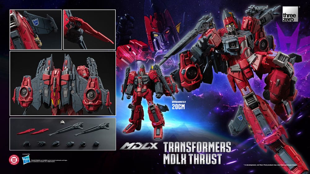 Transformers MDLX Actionfigur Thrust 20 cm   - Preorder - ETA: 25.05.2026