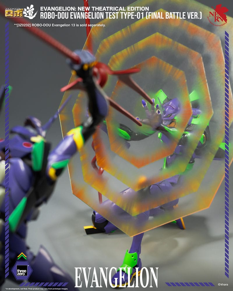 Evangelion: New Theatrical Edition Robo-Dou Actionfigur Evangelion Test Type - 01 Final Battle Version 25 cm - Preorder - ETA: 25.08.2026
