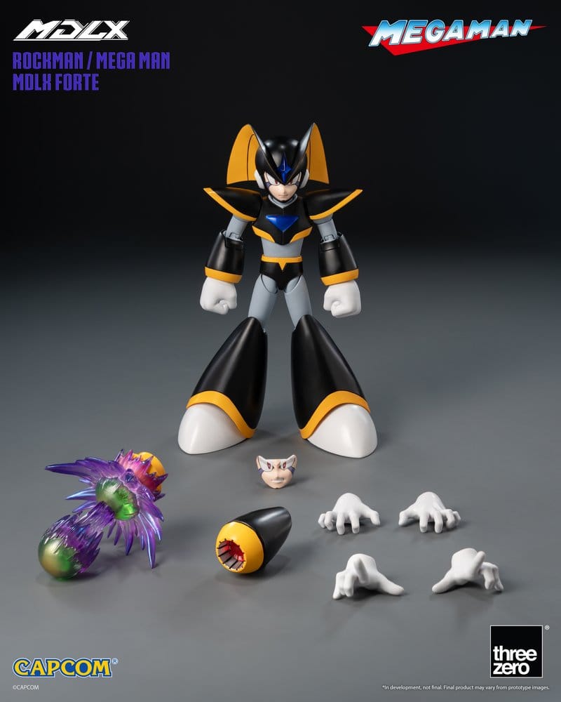 Mega Man MDLX Actionfigur Rockman / Mega Man Forte 10 cm - Preorder - ETA: 25.05.2027