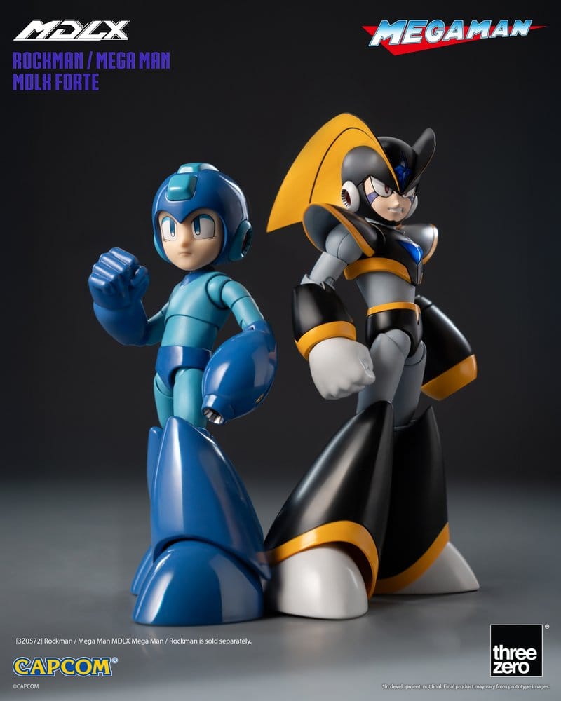 Mega Man MDLX Actionfigur Rockman / Mega Man Forte 10 cm - Preorder - ETA: 25.05.2027