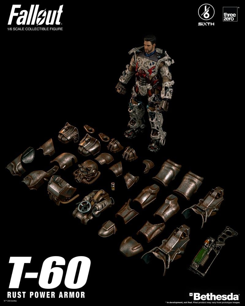 Fallout Actionfigur 1/6 T-60 Rust Power Armor - Preorder - ETA: 25.02.2027