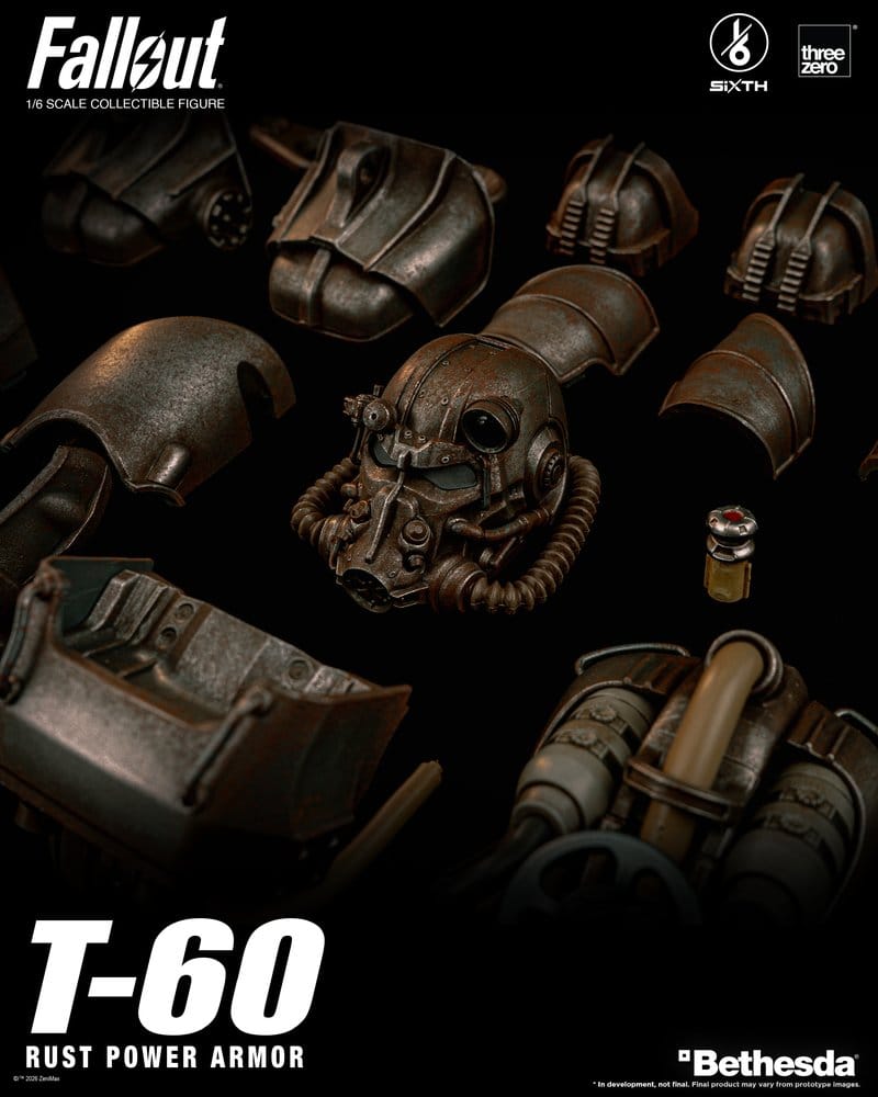 Fallout Actionfigur 1/6 T-60 Rust Power Armor - Preorder - ETA: 25.02.2027