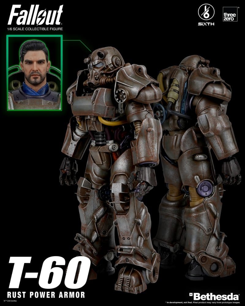 Fallout Actionfigur 1/6 T-60 Rust Power Armor - Preorder - ETA: 25.02.2027