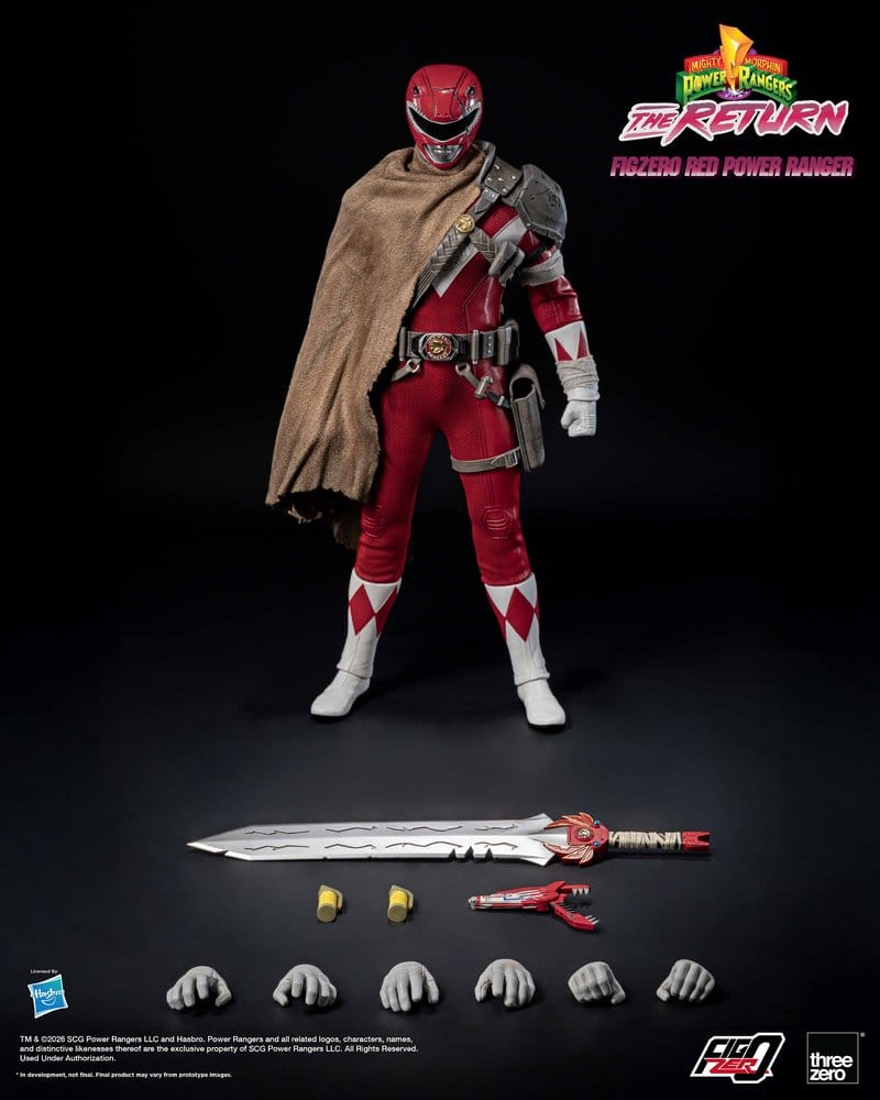 Mighty Morphin Power Rangers: The Return FigZero Actionfigur 1/6 Red Power Ranger 31 cm - Preorder - ETA: 25.05.2027
