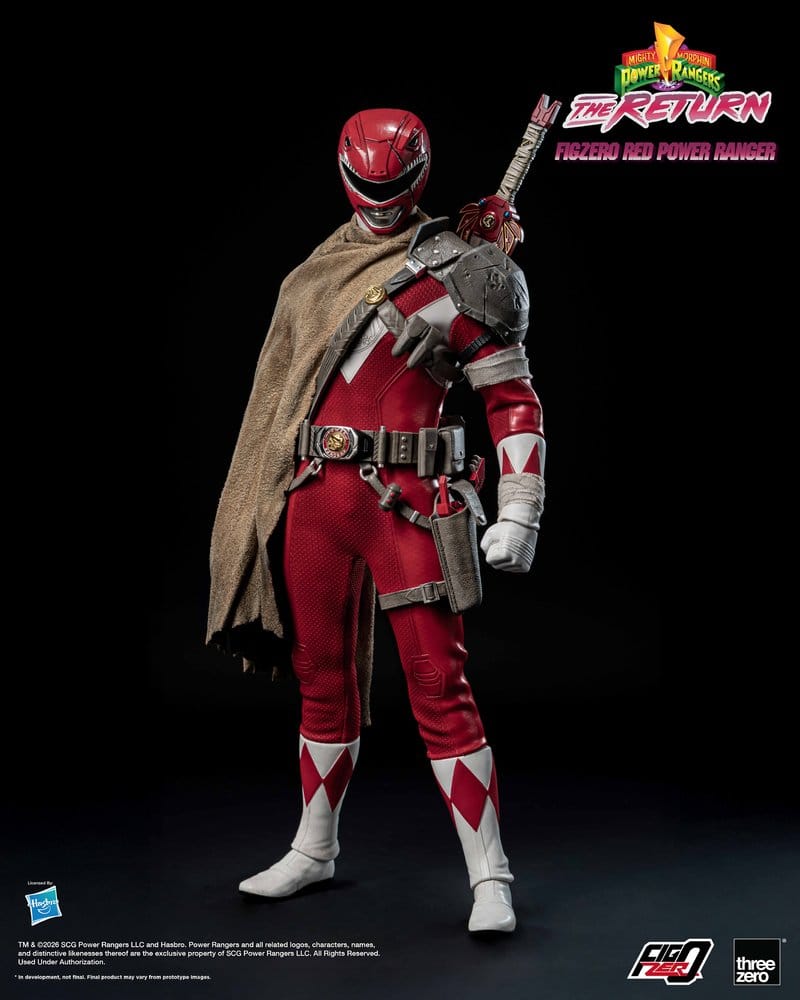 Mighty Morphin Power Rangers: The Return FigZero Actionfigur 1/6 Red Power Ranger 31 cm - Preorder - ETA: 25.05.2027