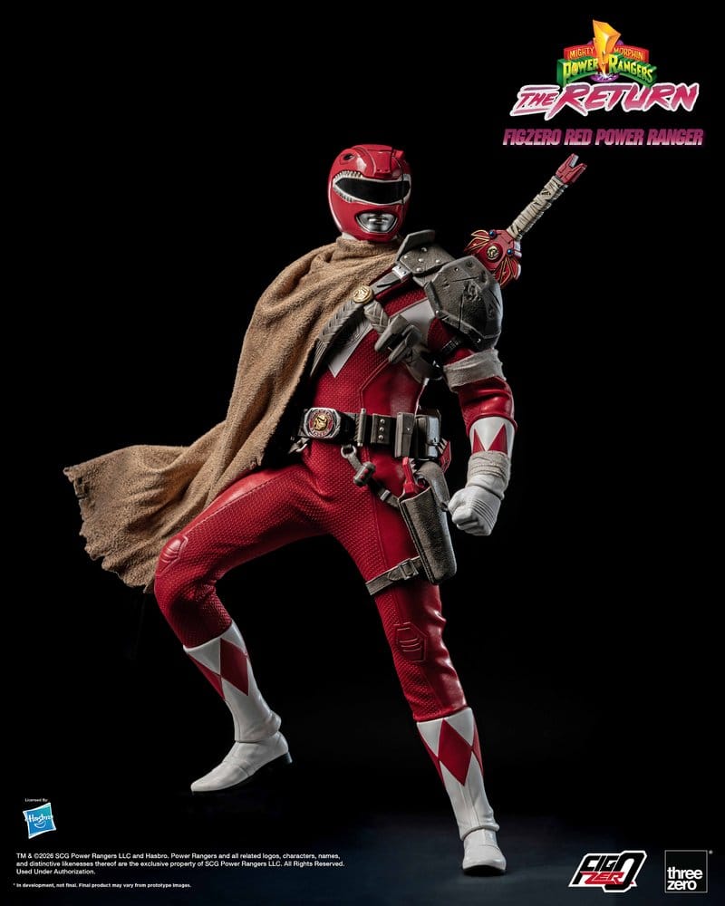 Mighty Morphin Power Rangers: The Return FigZero Actionfigur 1/6 Red Power Ranger 31 cm - Preorder - ETA: 25.05.2027