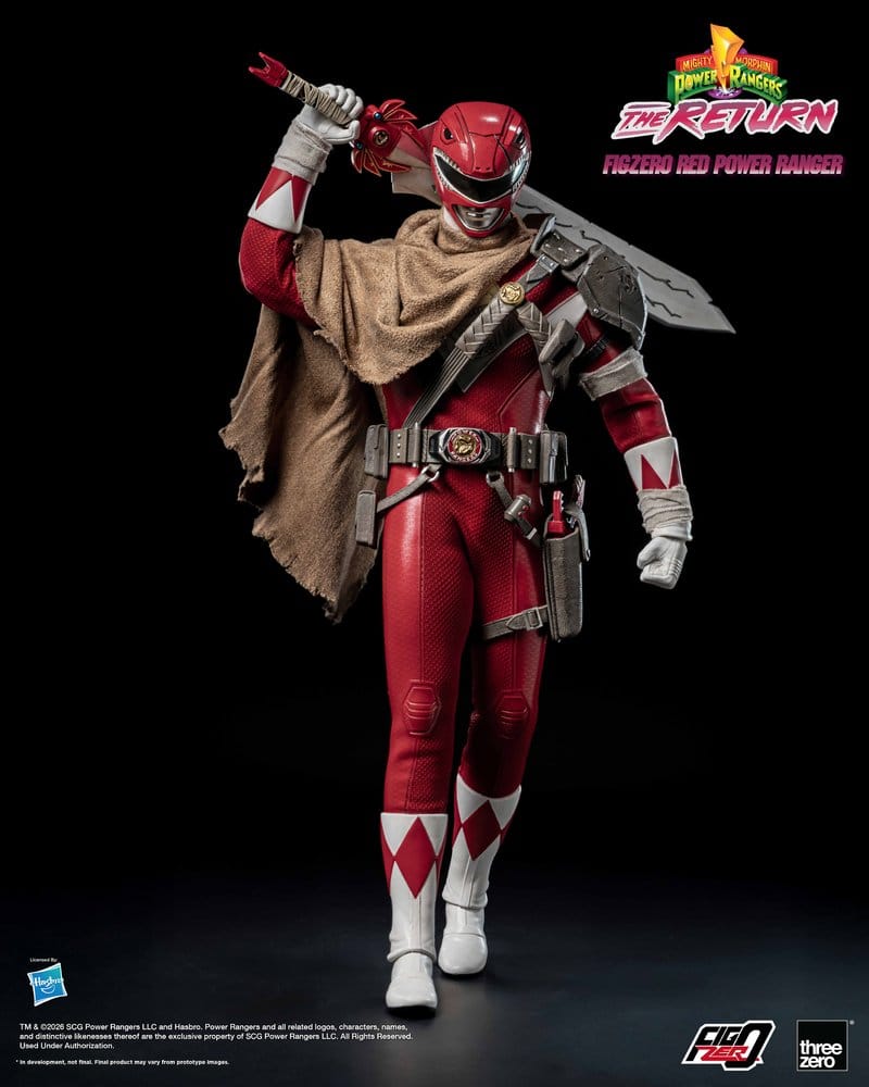 Mighty Morphin Power Rangers: The Return FigZero Actionfigur 1/6 Red Power Ranger 31 cm - Preorder - ETA: 25.05.2027