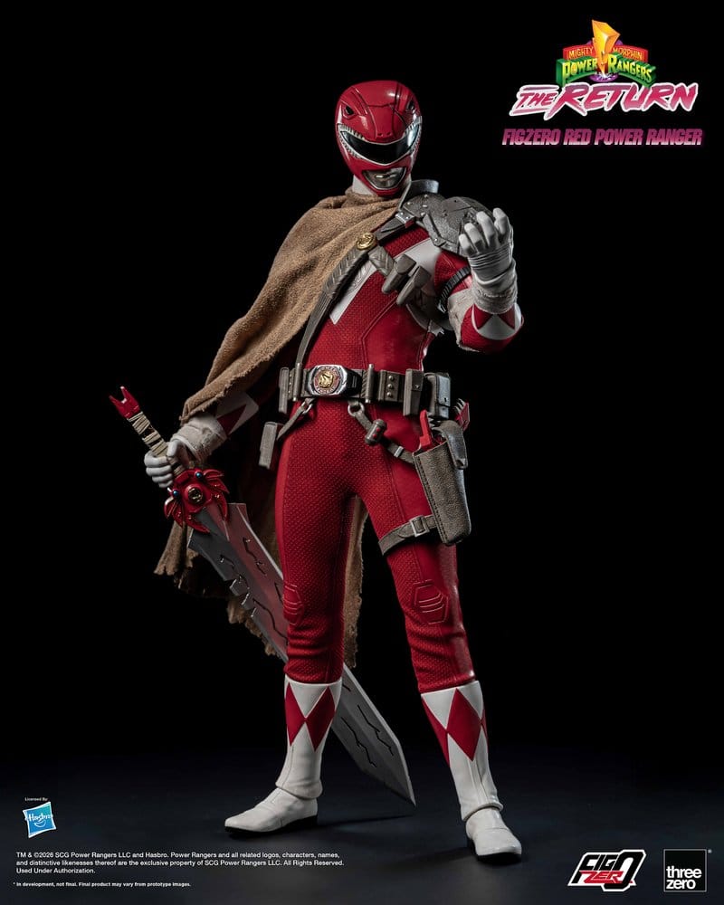 Mighty Morphin Power Rangers: The Return FigZero Actionfigur 1/6 Red Power Ranger 31 cm - Preorder - ETA: 25.05.2027