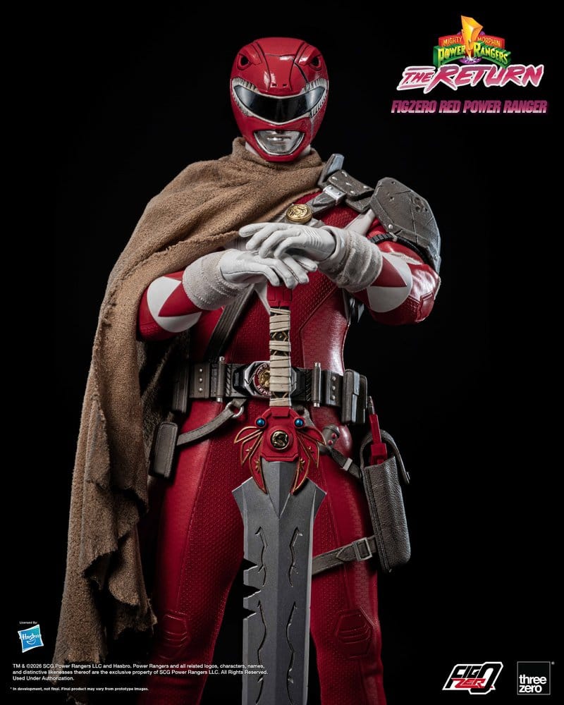 Mighty Morphin Power Rangers: The Return FigZero Actionfigur 1/6 Red Power Ranger 31 cm - Preorder - ETA: 25.05.2027