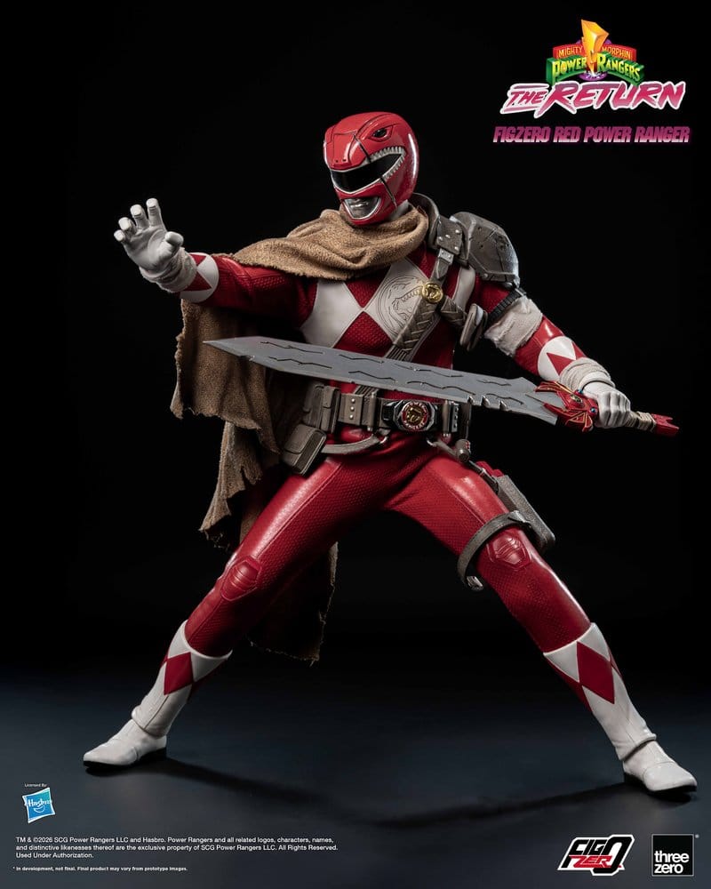 Mighty Morphin Power Rangers: The Return FigZero Actionfigur 1/6 Red Power Ranger 31 cm - Preorder - ETA: 25.05.2027