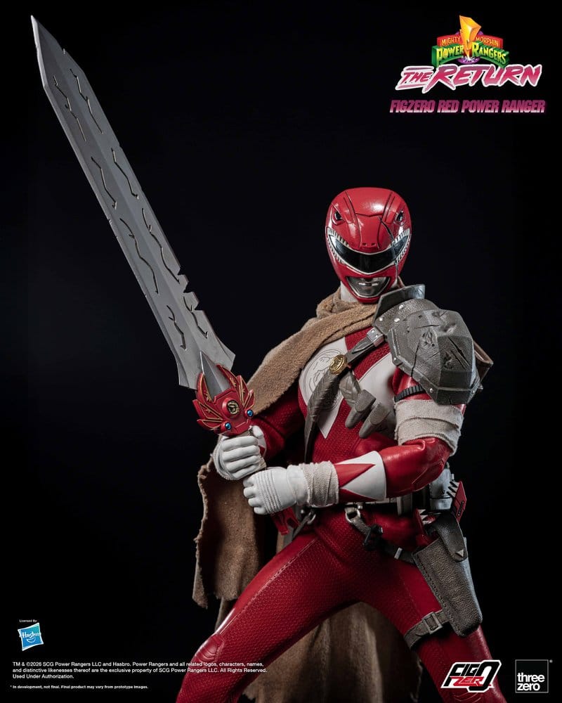 Mighty Morphin Power Rangers: The Return FigZero Actionfigur 1/6 Red Power Ranger 31 cm - Preorder - ETA: 25.05.2027