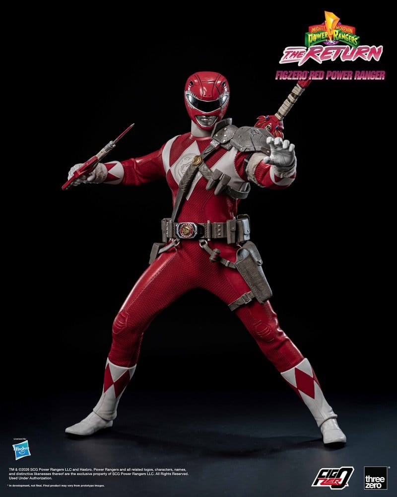 Mighty Morphin Power Rangers: The Return FigZero Actionfigur 1/6 Red Power Ranger 31 cm - Preorder - ETA: 25.05.2027