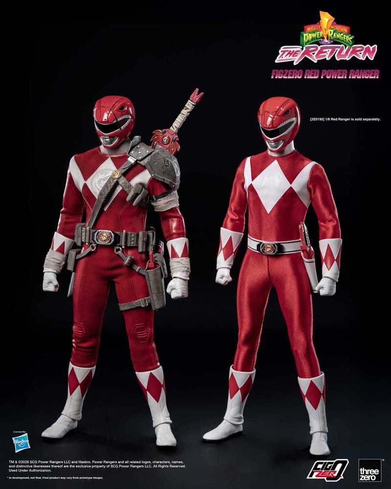 Mighty Morphin Power Rangers: The Return FigZero Actionfigur 1/6 Red Power Ranger 31 cm - Preorder - ETA: 25.05.2027
