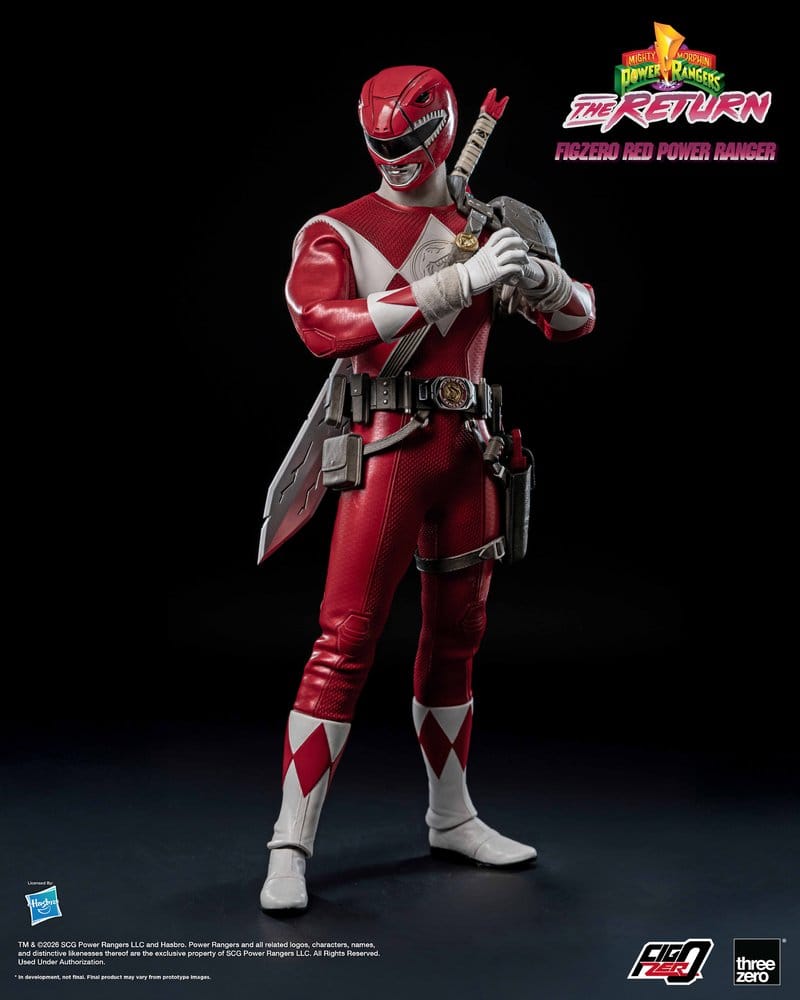 Mighty Morphin Power Rangers: The Return FigZero Actionfigur 1/6 Red Power Ranger 31 cm - Preorder - ETA: 25.05.2027