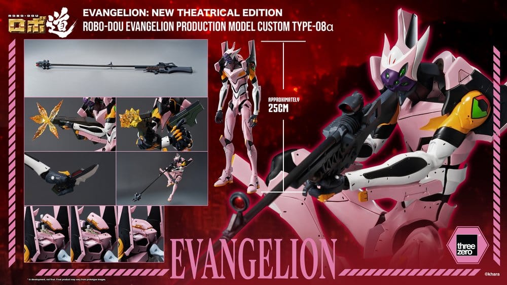Rebuild of Evangelion Robo-Dou Actionfigur Evangelion Production Model Custom Type-08a (Evangelion: New Theatrical Edition) 25 cm - Preorder - ETA: 25.02.2027