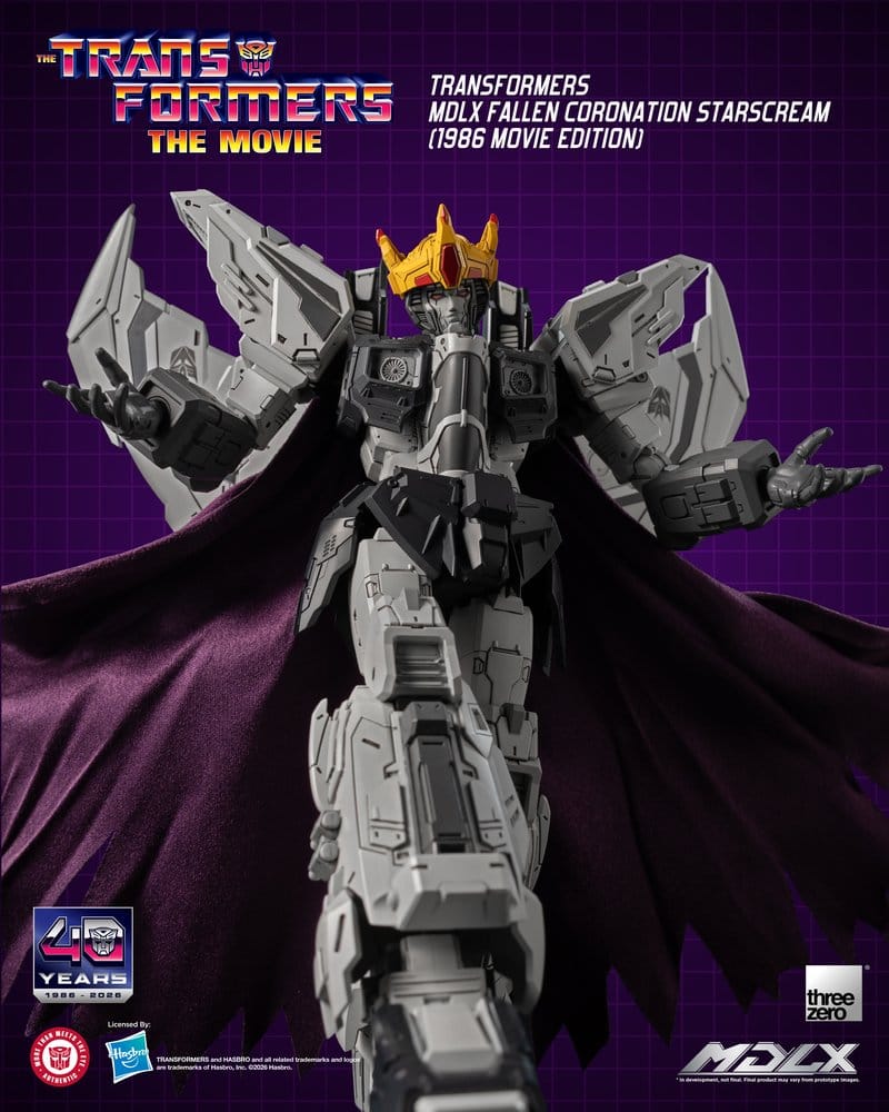 Transformers MDLX Actionfigur Fallen Coronation Starscream (1986 Movie Edition) 20 cm - Preorder - ETA: 25.02.2027