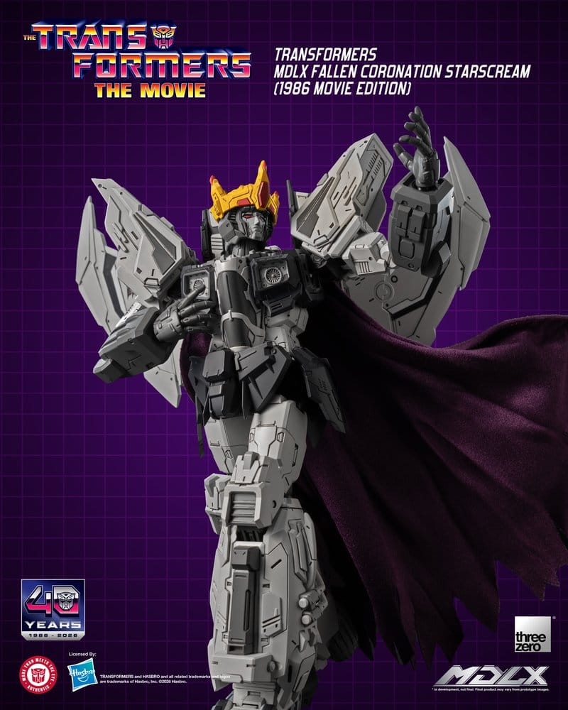 Transformers MDLX Actionfigur Fallen Coronation Starscream (1986 Movie Edition) 20 cm - Preorder - ETA: 25.02.2027