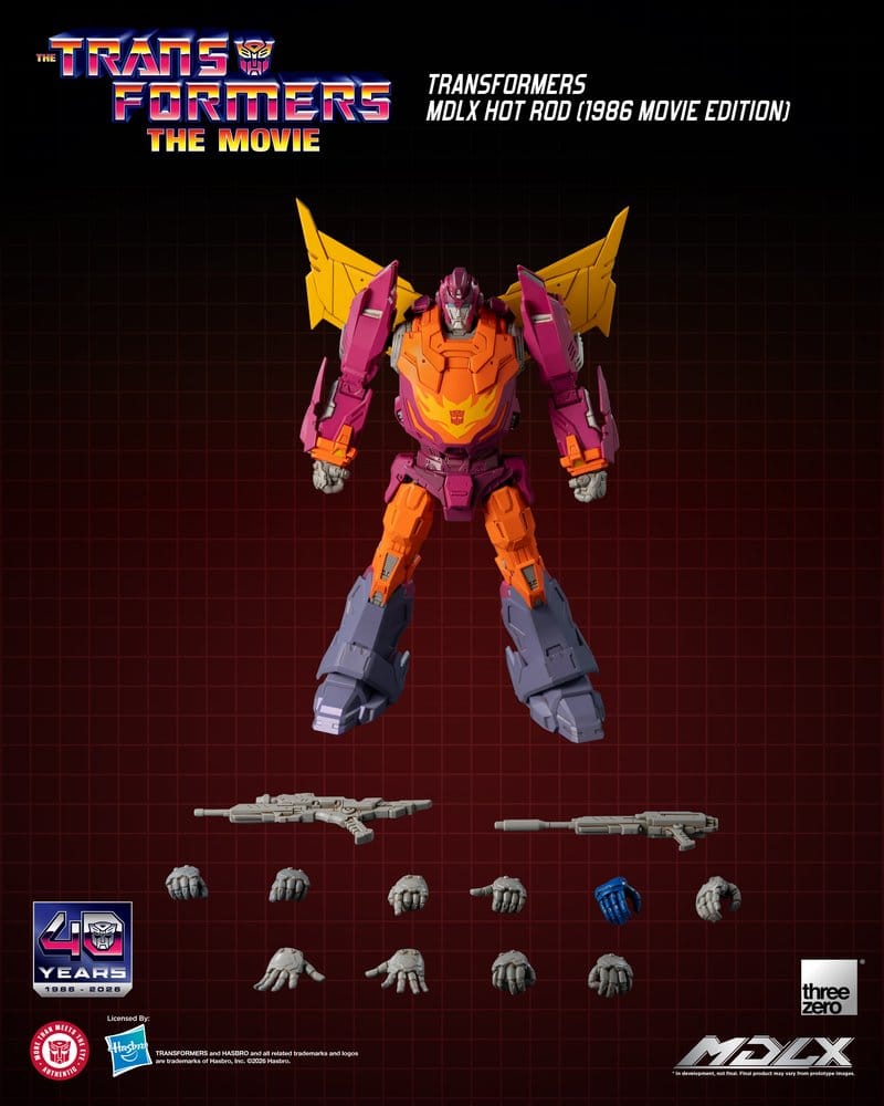 Transformers MDLX Actionfigur Hot Rod (1986 Movie Edition) 18 cm - Preorder - ETA: 25.02.2027