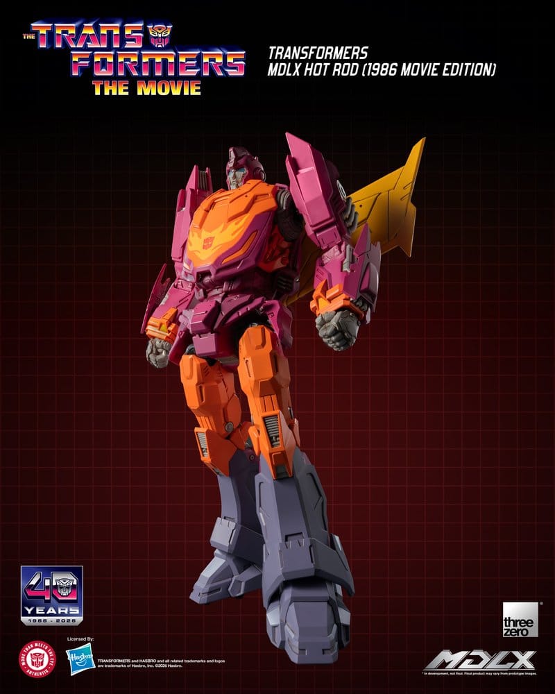 Transformers MDLX Actionfigur Hot Rod (1986 Movie Edition) 18 cm - Preorder - ETA: 25.02.2027