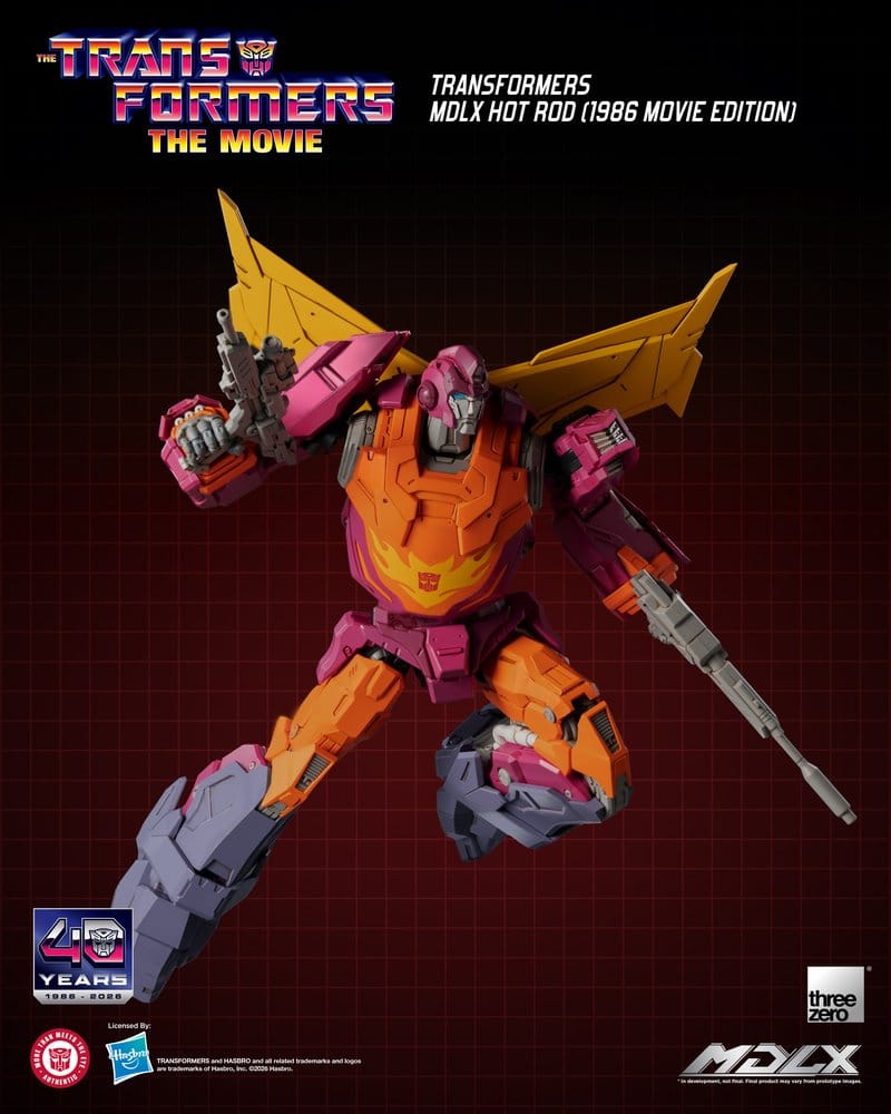 Transformers MDLX Actionfigur Hot Rod (1986 Movie Edition) 18 cm - Preorder - ETA: 25.02.2027