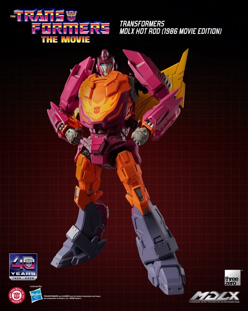 Transformers MDLX Actionfigur Hot Rod (1986 Movie Edition) 18 cm - Preorder - ETA: 25.02.2027