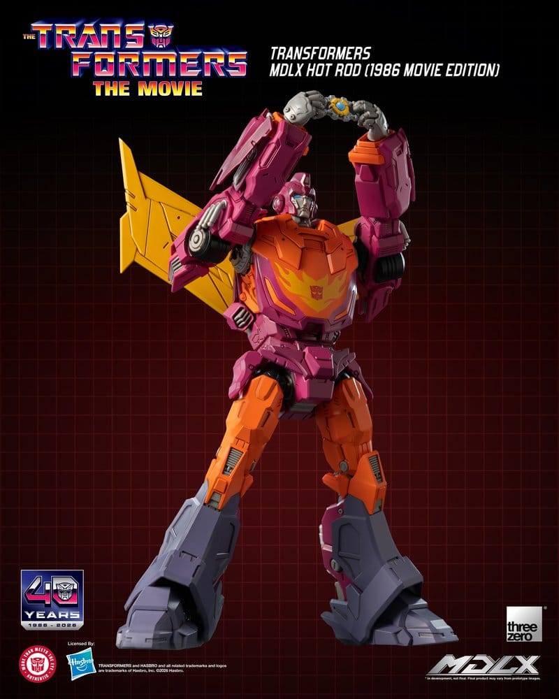 Transformers MDLX Actionfigur Hot Rod (1986 Movie Edition) 18 cm - Preorder - ETA: 25.02.2027