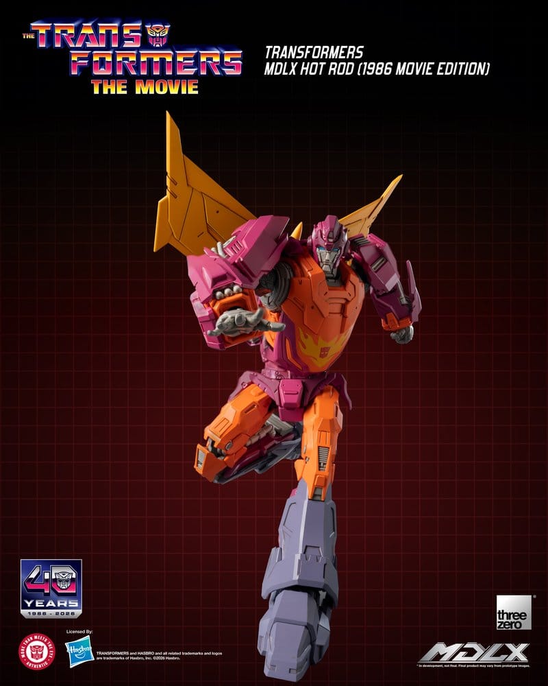 Transformers MDLX Actionfigur Hot Rod (1986 Movie Edition) 18 cm - Preorder - ETA: 25.02.2027