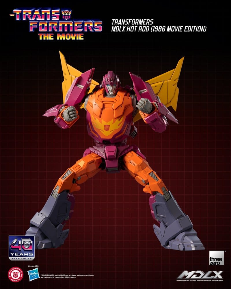 Transformers MDLX Actionfigur Hot Rod (1986 Movie Edition) 18 cm - Preorder - ETA: 25.02.2027