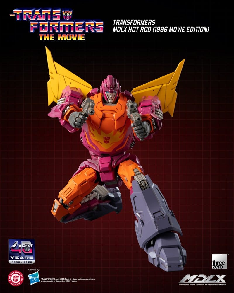 Transformers MDLX Actionfigur Hot Rod (1986 Movie Edition) 18 cm - Preorder - ETA: 25.02.2027