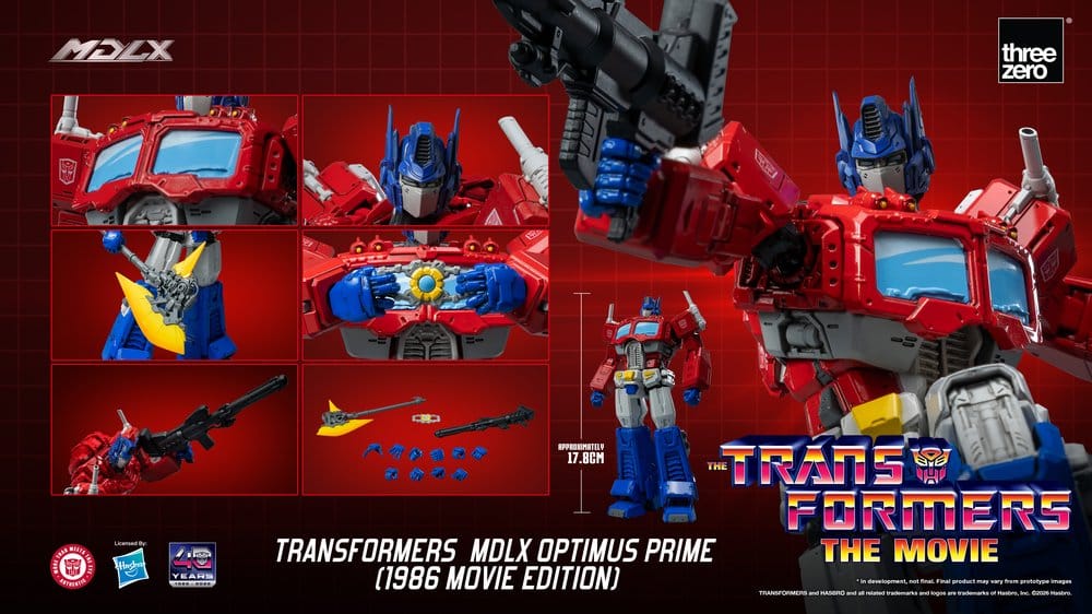 Transformers MDLX Actionfigur Optimus Prime (1986 Movie Edition) 18 cm - Preorder - ETA: 25.02.2027