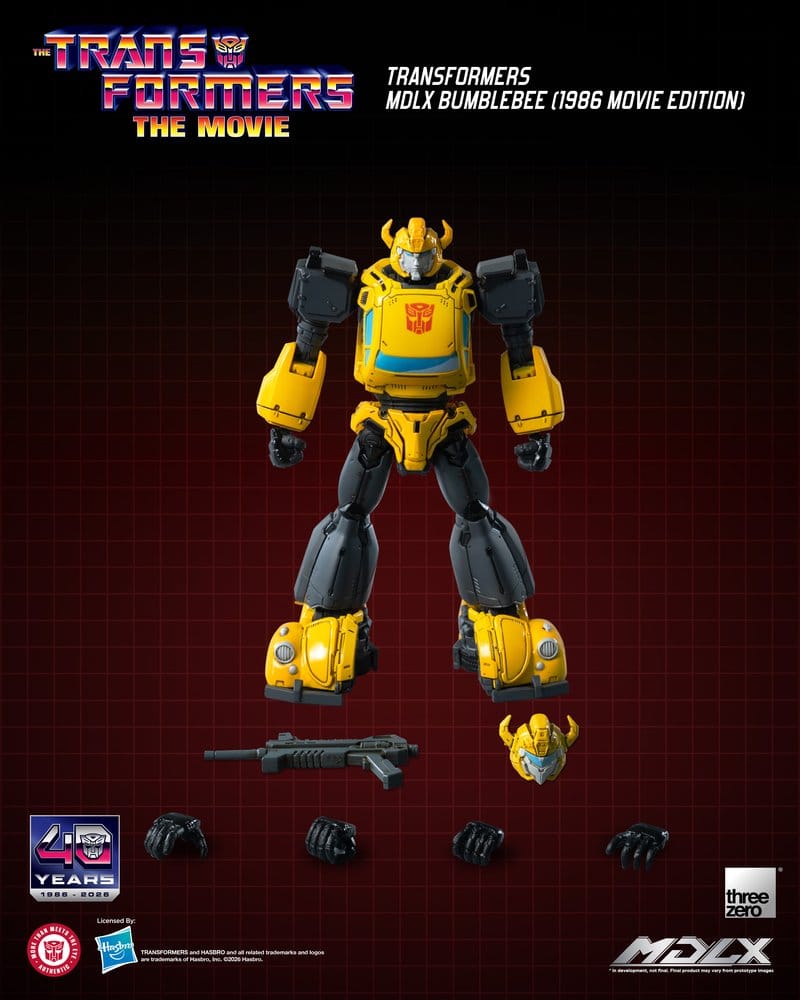 Transformers MDLX Actionfigur Bumblebee (1986 Movie Edition) 12 cm - Preorder - ETA: 25.02.2027