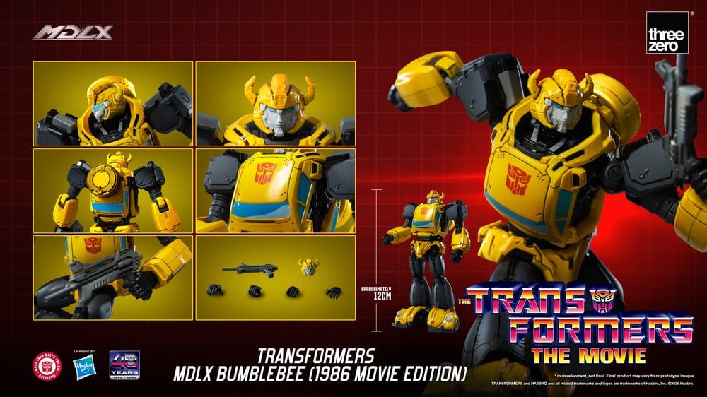 Transformers MDLX Actionfigur Bumblebee (1986 Movie Edition) 12 cm - Preorder - ETA: 25.02.2027