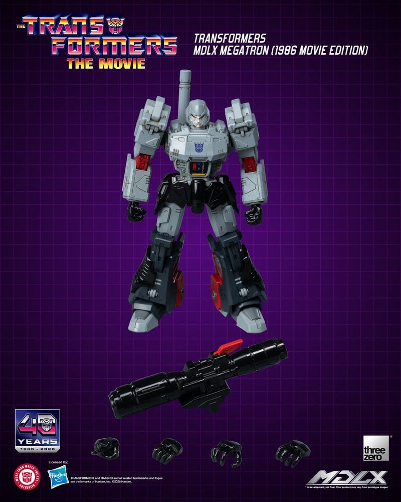 Transformers MDLX Actionfigur Megatron (1986 Movie Edition) 18 cm - Preorder - ETA: 25.02.2027