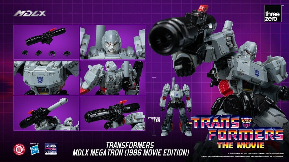 Transformers MDLX Actionfigur Megatron (1986 Movie Edition) 18 cm - Preorder - ETA: 25.02.2027