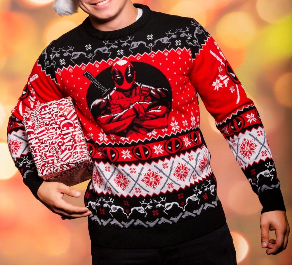 Deadpool Christmas Pullover Größe XXXL - Preorder - ETA: 26.10.2026