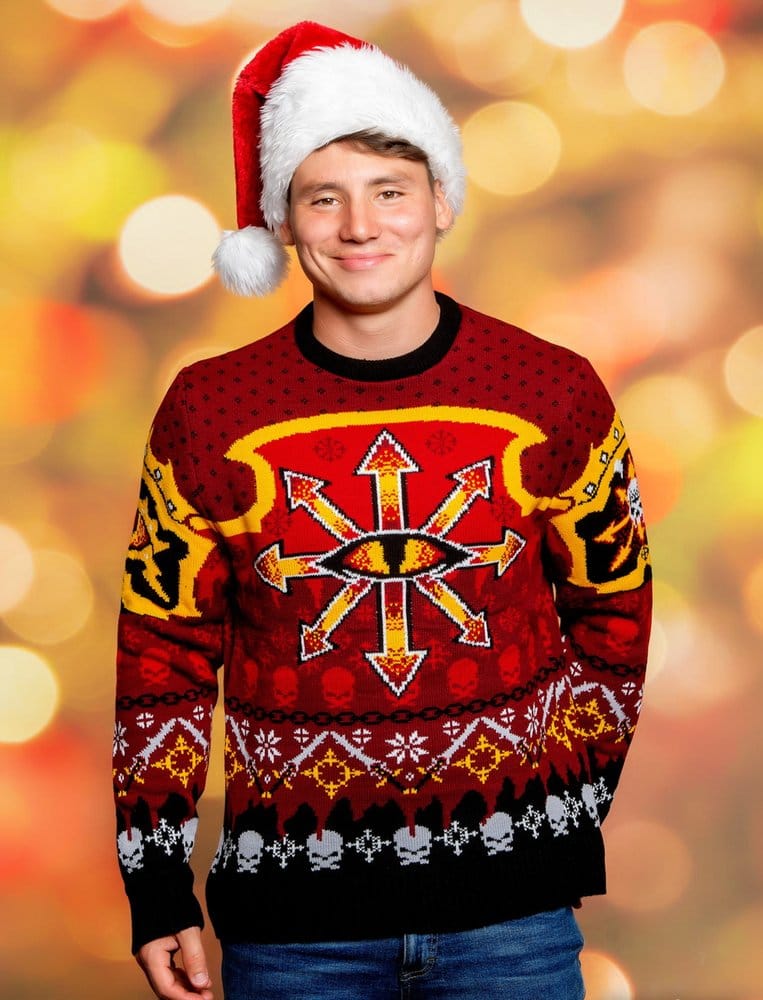 Warhammer 40,000 Christmas Pullover Chaos Größe S - Preorder - ETA: 26.10.2026