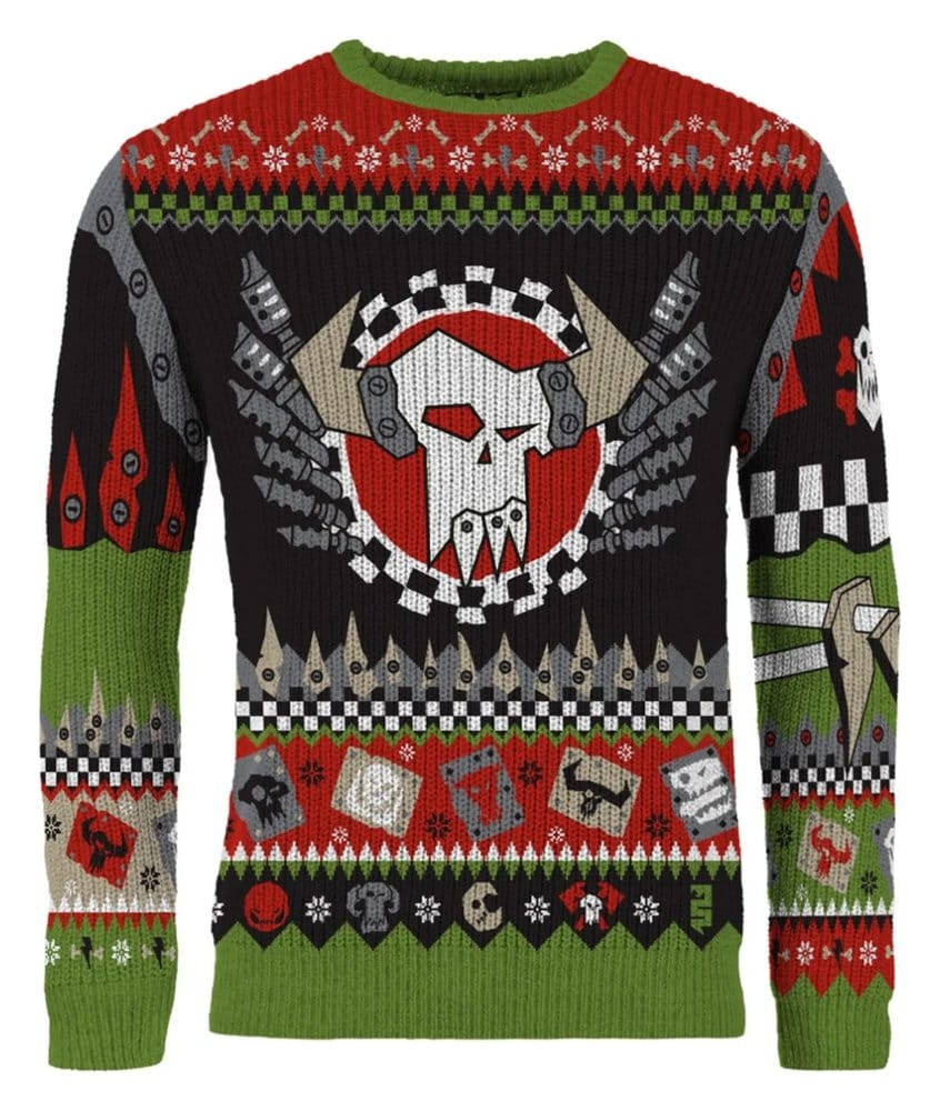 Warhammer 40,000 Christmas Pullover Ork Größe L - Preorder - ETA: 26.10.2026
