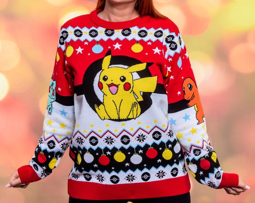 Pokémon Christmas Pullover Größe XL - Preorder - ETA: 26.10.2026